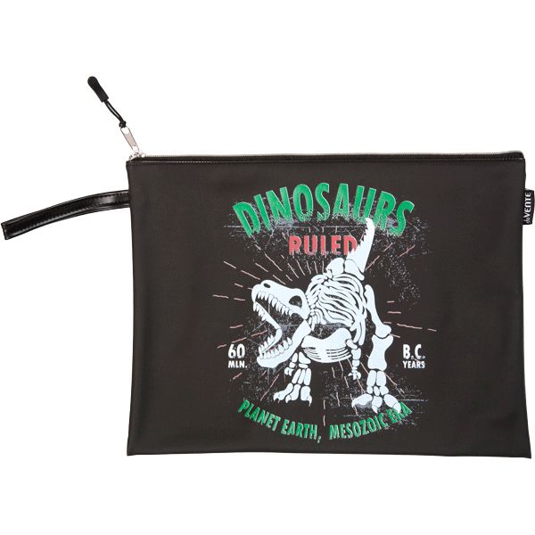Папка А4 на молнии, 1 отд., силиконовая, ручка-петля, deVENTE T-Rex Папка А4 на молнии, 1 отд., силиконовая, ручка-петля, deVENTE T-Rex