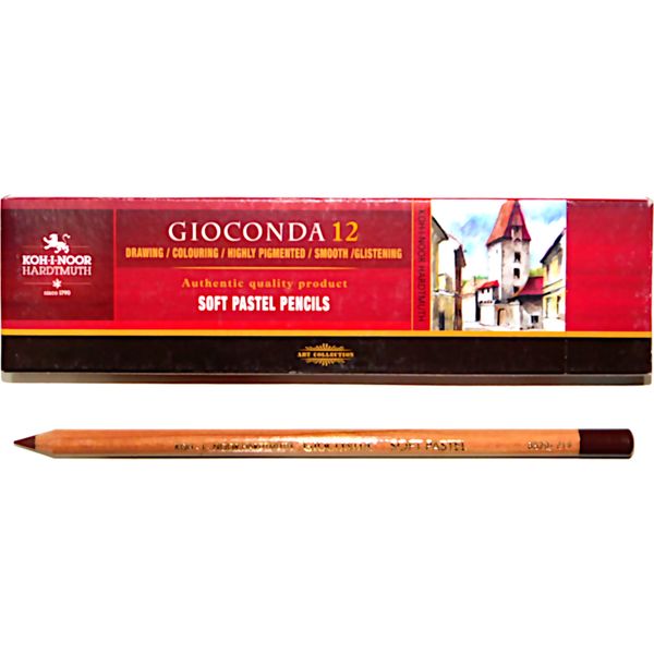 Пастель сухая в карандаше KOH-I-NOOR Gioconda Soft Pastel, капут мортуум темный, 4.2 мм Акция!