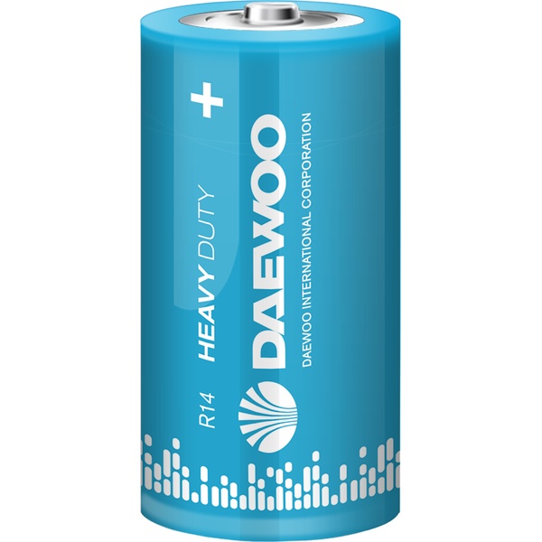 Батарейка солевая R14/C, 1.5 V, т/у, Daewoo Heavy Duty