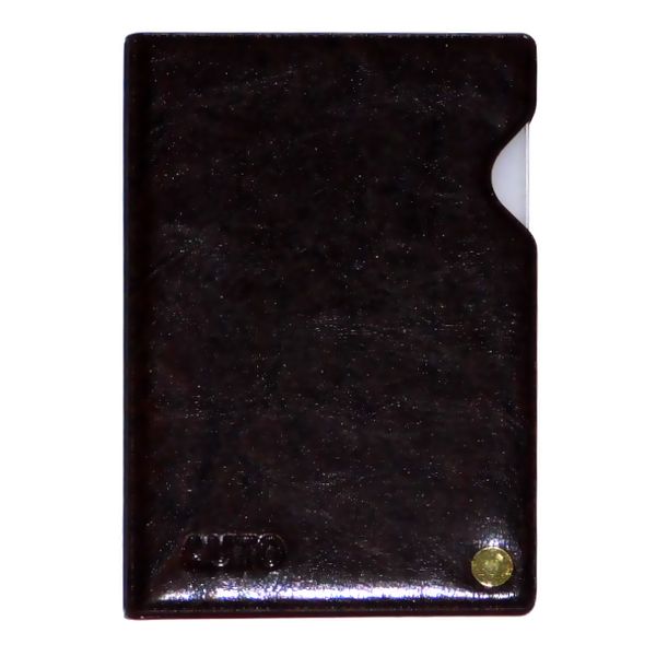 Футляр на винте для автодокументов Dpskans Auto, иск. кожа, глянец, коричневый (веерное раскрытие)