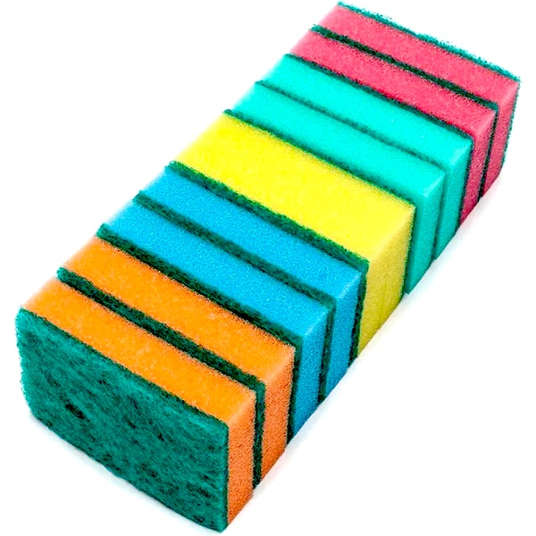 Губка 10 шт. супер 100*60*25мм