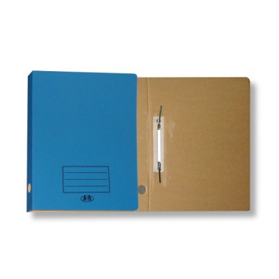 Папка-скоросшиватель Дело №, А4, микрогофрокартон, корешок 35 мм (+/- 350 л.), синяя, ASR