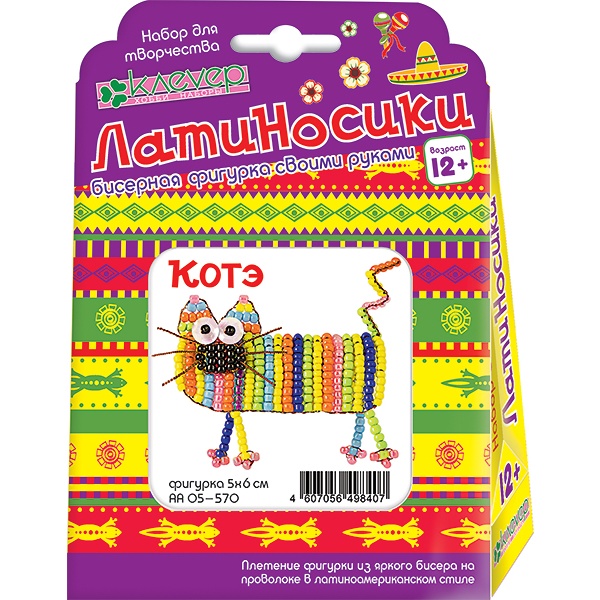 Фигурки из бисера Котэ, 12+