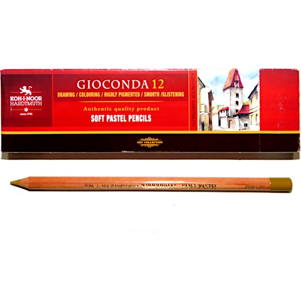 Пастель сухая в карандаше KOH-I-NOOR Gioconda Soft Pastel, охра оливковая, 4.2 мм Акция!