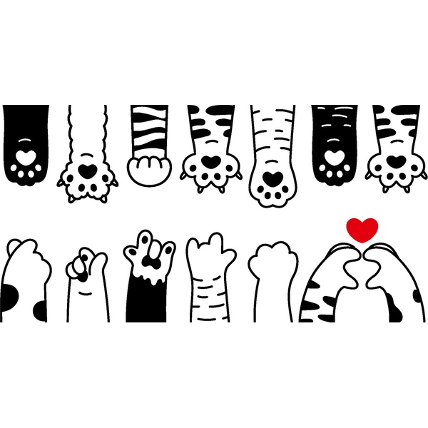 Конверт для денег универсальный (без темы) MILAND Кошачьи лапки Конверт для денег универсальный (без темы) MILAND Кошачьи лапки