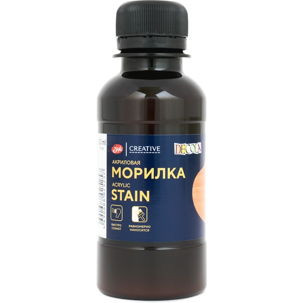 Морилка акриловая DECOLA Орех, 120 мл Акция!