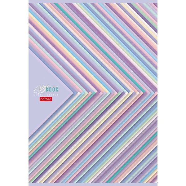 Тетрадь А4, клетка, 96 л., на скобе, 60 г/м², мат. лак, Hatber Gentle design_3 дизайна