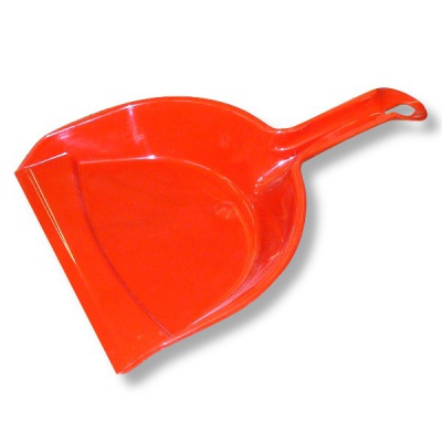 Совок для мусора, пластиковый, короткая ручка, цвет: ассорти