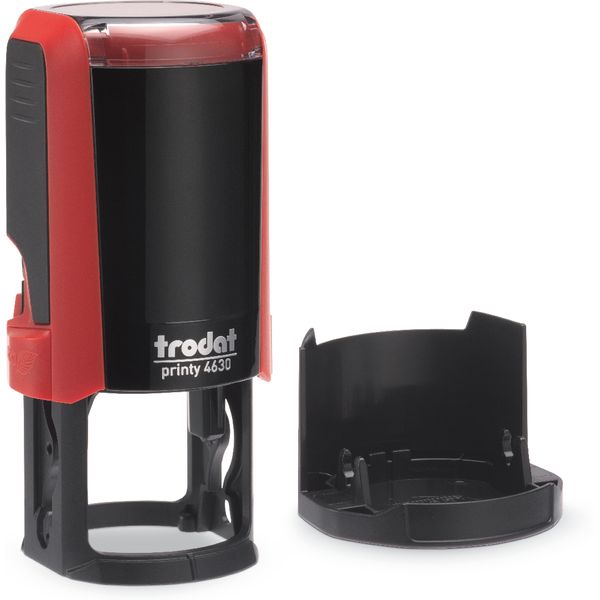 Оснастка для печати автомат., оттиск Ø30 мм, пласт. корпус_красный, TRODAT Printy 4.0 (с крышкой) Оснастка для печати автомат., оттиск Ø30 мм, пласт. корпус_красный, TRODAT Printy 4.0 (с крышкой)