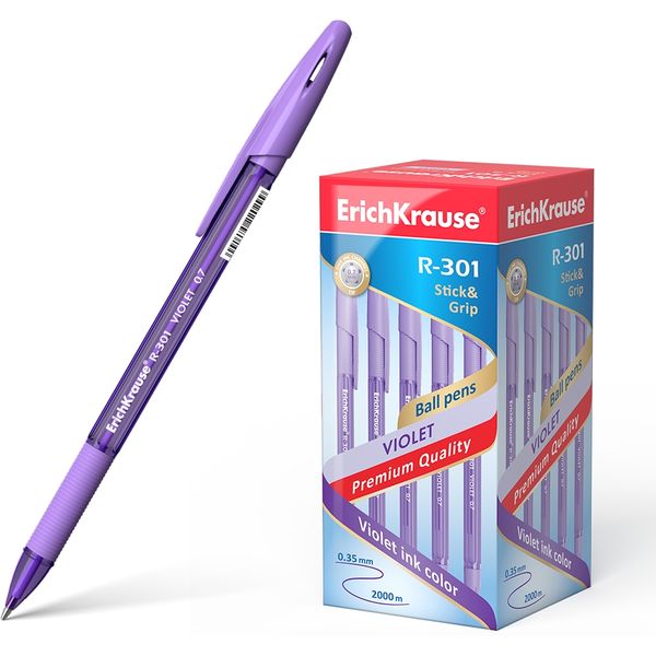   , 0.7 ,  Standard, . , ErichKrause R-301 Stick&Grip Violet