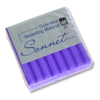 Пластика (полимерная глина) СОНЕТ, запекаемая, 56 г, фиолетовая светлая