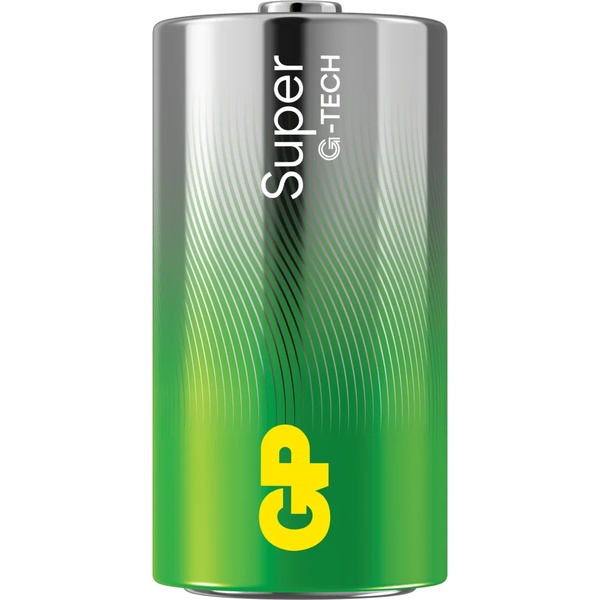 Батарейка щелочная  LR14/C, 1.5 V, т/у, GP Super G-TECH