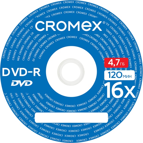 Диск DVD-R в конверте., 4,7 Gb, 16x, CROMEX