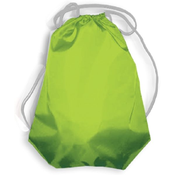 Сумка для сменной обуви ПЧЕЛКА, 42*34 см, серебристый шнурок, зеленая
