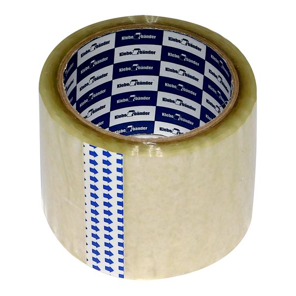 Лента клейкая упаковочная 72 мм * 66 м, ВОРР 40 мкм, прозрачная, Klebebander