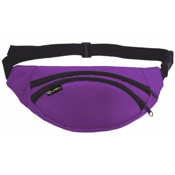 Сумка поясная LAMARK Travel, 26*13*5 см, 1 отд., 1 объемный карман, фиолетовая