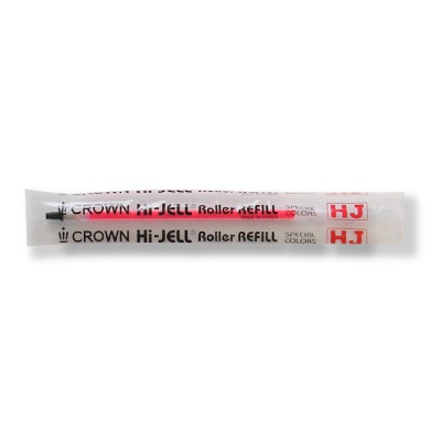 Стержень гелевый розовый, 138 мм, 0.7 мм, н-к Standard, 250 м, Crown Hi - Jell Color Акция!