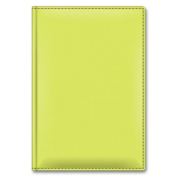 Ежедневник недатированный, А5, 176 л., 70 г/м2, тв. перепл., и/к, поролон, Hatber Nebraska thermo charm_лимонный  Акция!