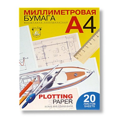 Бумага масштабно-координатная, А4, 20 л., 80 г/м2, голубая, в папке, PALAZZO Elite Art Бумага масштабно-координатная, А4, 20 л., 80 г/м2, голубая, в папке, PALAZZO Elite Art