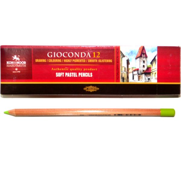 Пастель сухая в карандаше KOH-I-NOOR Gioconda Soft Pastel, зеленый лаймовый, 4.2 мм