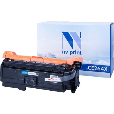 Картридж NVP совместимый HP CE264X Black для LaserJet Color CM4540/CM4540f/CM4540fskm (17000k)