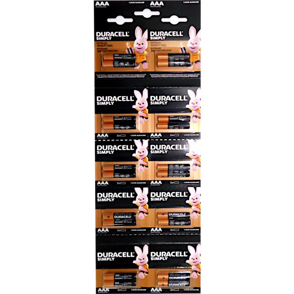 Батарейка LR03/AAA, 1.5 V, DURACELL Simply Alkaline Батарейка LR03/AAA, 1.5 V, DURACELL Simply Alkaline