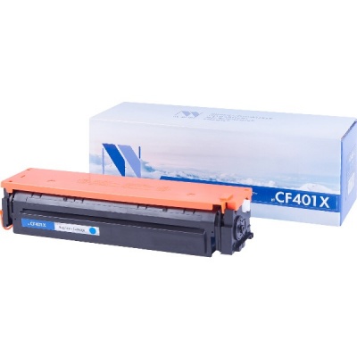 Картридж NVP совместимый HP CF401X Cyan для LaserJet Color Pro M252dw / M252n / M274n / M277dw / M27