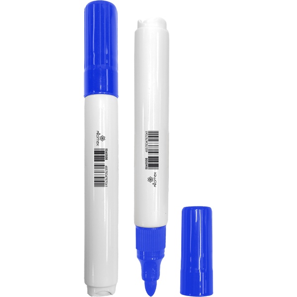 Маркеры для м/м доски, круглый корпус, пулевидный н-к, 3 мм, Attomex синий