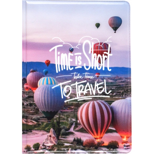 Обложка для паспорта PVC, KLERK Travel   Акция!