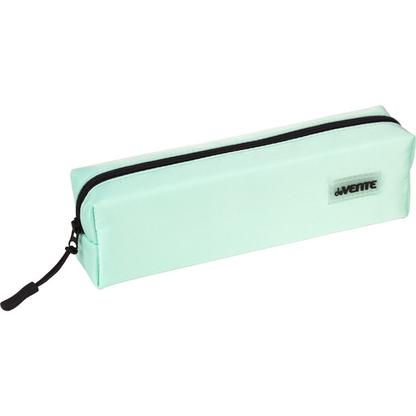 Пенал 1 отд., на молнии, 210*60*40 мм, нейлон, каучук. апплик., deVENTE Color Balance_мятный 