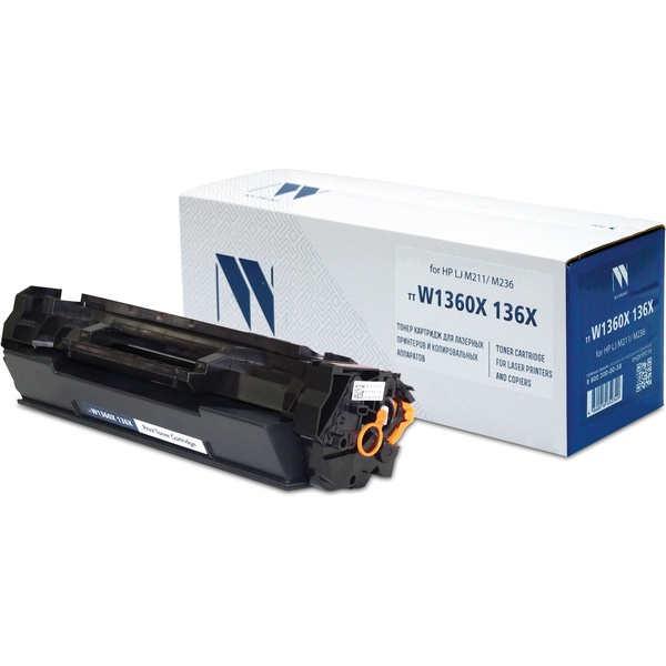Картридж лазерный NV PRINT (NV-W1360X) для HP LaserJet M211/M236, ресурс 2600 страниц