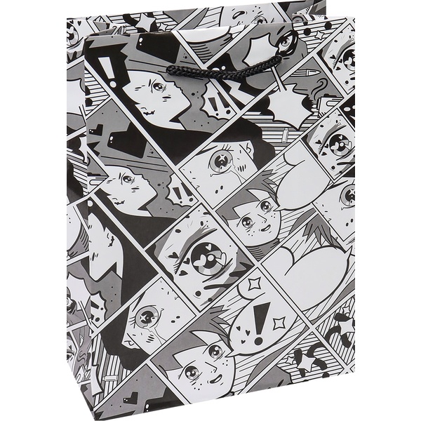 Пакет подарочный, 14*20*6.5 см, мел. бумага 157 г/м², глянц., Miland Комиксы Акция!