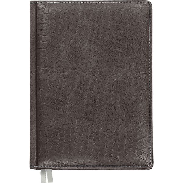 Ежедневник недатированный, А5, 160 л., 70 г/м2, тв. перепл., и/к"croco", поролон, Attomex Croco_черный Ежедневник недатированный, А5, 160 л., 70 г/м2, тв. перепл., и/к"croco", поролон, Attomex Croco_черный