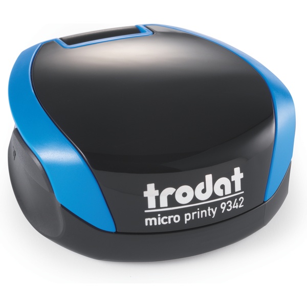 Оснастка для печати карманная, оттиск Ø42 мм, пласт. корпус_синий, TRODAT Micro Printy неокраш. подушка