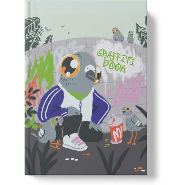 Блокнот-активити Graffiti book_На стиле Акция!