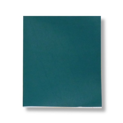 Тетрадь А5, 48 л., клетка, 60 г/м², на скобе, облож. бумвинил, Prof-Press_зеленая