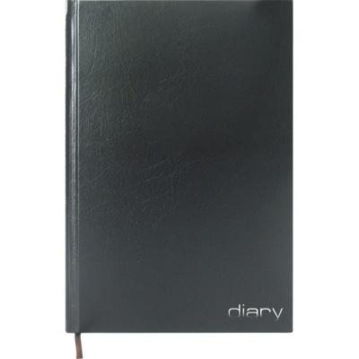 Ежедневник недатированный, А6, 160 л., 60 г/м², тв. перепл., бумвинил, тисн. ф., Attomex_черный