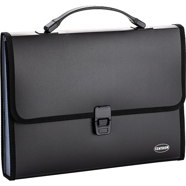 Папка-портфель А4, 2 отд., PP 700 мкм, замок-защелка, CENTRUM_6 дизайнов