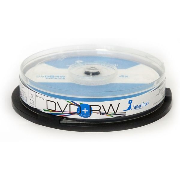 Диск Smart Track DVD+RW 4.7GB 4x 10 шт. Cake box 