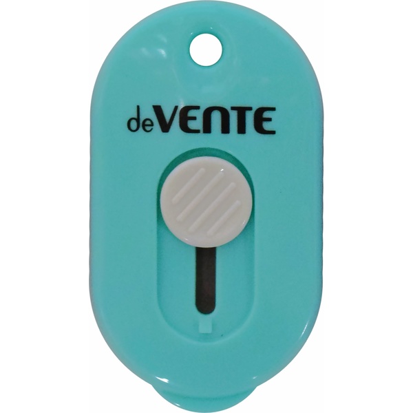 Нож канцелярский mini 9 мм deVENTE Pastel_бирюзовый