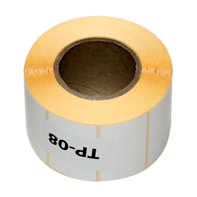 Термоэтикетки ЭКО 43*25 мм, 1000 шт. белые, втулка 41мм