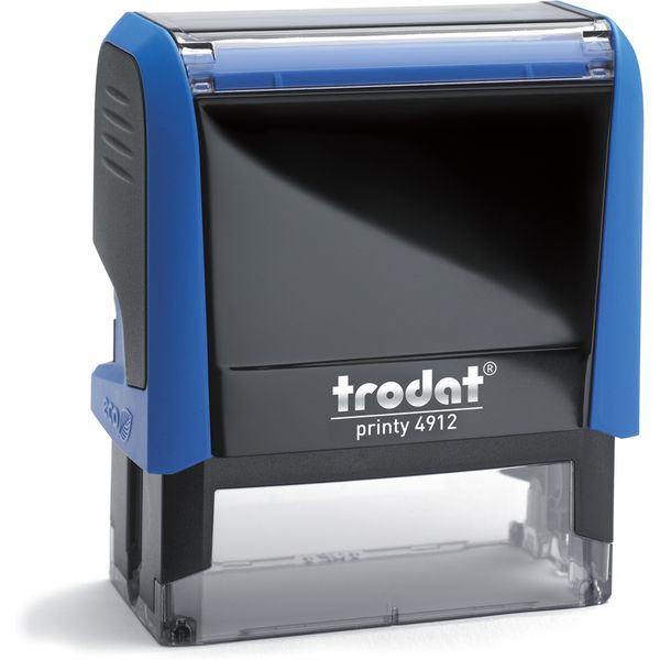 Оснастка для штампа автомат., оттиск 47*18 мм, пласт. корпус_синий, TRODAT Printy 4.0 Оснастка для штампа автомат., оттиск 47*18 мм, пласт. корпус_синий, TRODAT Printy 4.0