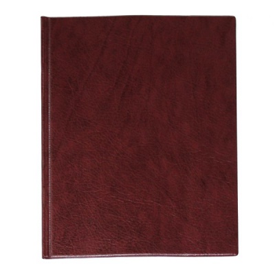 Обложка для классного журнала (жесткая), 310*450 мм, PVC 300 мкм, картон 0.9 мм, бордовая, DPSkanc