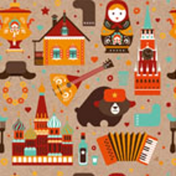 Бумага упаковочная Россия, 70*100 см Бумага упаковочная Россия, 70*100 см