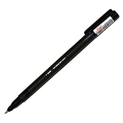 Ручка шариковая синяя, 0.7 мм, Fine tip, круг. карбон. корпус, FLAIR Carbonix