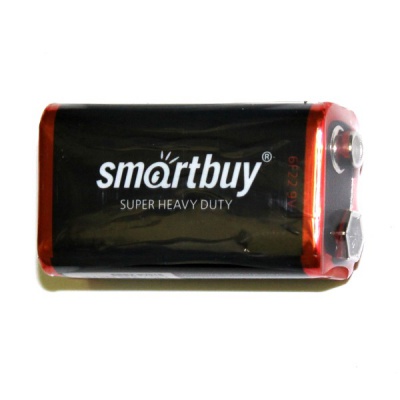 Батарейка солевая 6R61/6F22/крона, 9 V, т/у, Smartbuy Super Heavy Duty