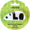 Лента корректирующая 5 мм* 6 м, фронт. аппликатор, непрозр. корпус, deVENTE Panda