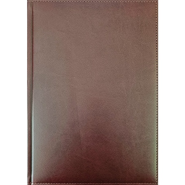 Ежедневник недатированный, B5, 72 л., 60 г/м2, тв. перепл., и/к, поролон, Plano Venice_бордовый  Акция!