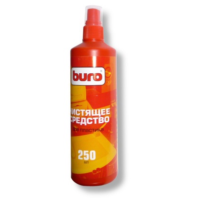Спрей чистящий для пластика Buro BU-Ssurface, 250 мл  АКция!