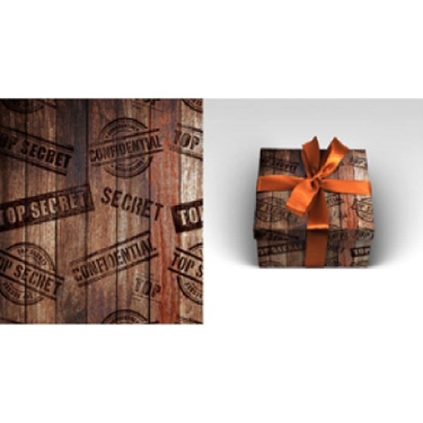 Бумага упаковочная, 70*100 см, 1 л., OPTIMA Совершенно секретно